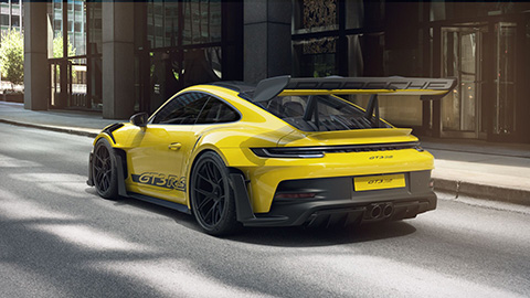 Porsche 992 GT3 RS vue arrière