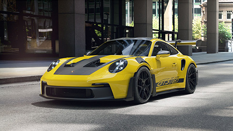 Porsche 992 GT3 RS vue de devant